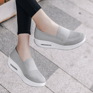 Women's Slip-On Thick-Soled Air-Cushion Sneakers