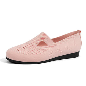 Women's Mesh Flat Comfort Fly Knit Shoes