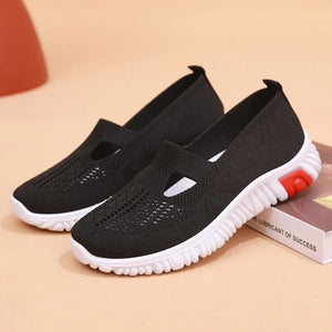 Breathable Mesh Fly Woven Non-slip Women's Shoes