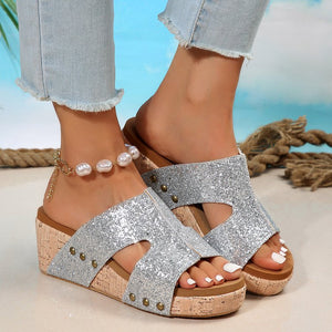 Women's clog stud sandals