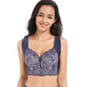 EXTRA LIFT - Ultimate Lift Stretch Full-Figure Seamless Lace Cut-Out Bra