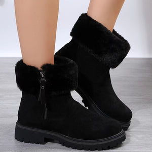 New winter women's thickened short snow boots