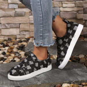 Women's Low Top Breathable Denim Shoes