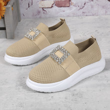 Load image into Gallery viewer, Women&#39;s Mesh Rhinestone Thick Sole Casual Shoes
