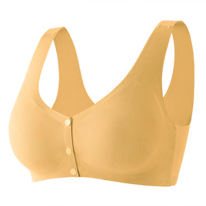 Women's Breathable Tank Front Button Bra