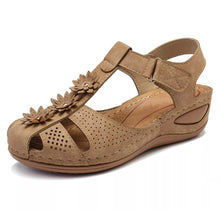 Load image into Gallery viewer, Summer women&#39;s soft sole round toe wedge sandals
