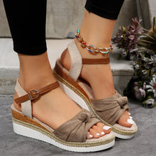 Load image into Gallery viewer, Summer Fish Mouth Bow Knot Sandals
