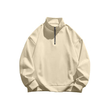 Load image into Gallery viewer, Men&#39;s Stand collar Sweatshirt Pullover Tops Fleece Half Zip Plain Sports
