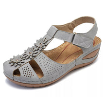 Load image into Gallery viewer, Summer women&#39;s soft sole round toe wedge sandals
