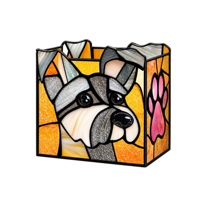 Amoroart Stained-Glass-Style Pen Holder