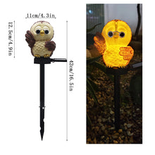 Load image into Gallery viewer, Solar Owl Garden Decorative Landscape Light
