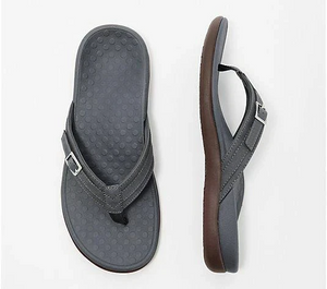 THONG SLIPPERS WITH BUCKLE DETAIL