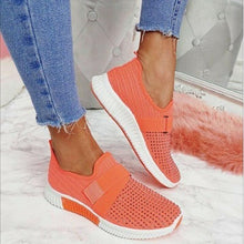 Load image into Gallery viewer, Women&#39;s Breathable Slip On Mesh Rhinestone Trainers Shoes
