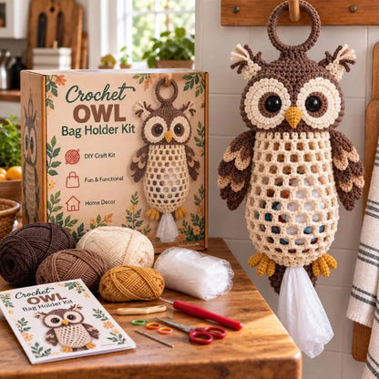 Crochet Animal Bag Holder DIY Kit