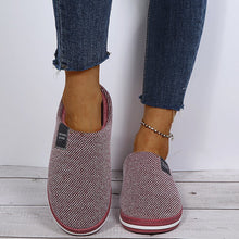 Load image into Gallery viewer, Womens Cotton Clog Hard Sole Warm Slip on Fleece Lined Slippers
