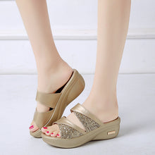 Load image into Gallery viewer, Fashion Platform Platform Wedge Wedge Ladies Slippers
