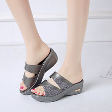 Load image into Gallery viewer, Fashion Platform Platform Wedge Wedge Ladies Slippers
