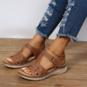 Ladies Summer Wedge Comfortable Casual Sandals