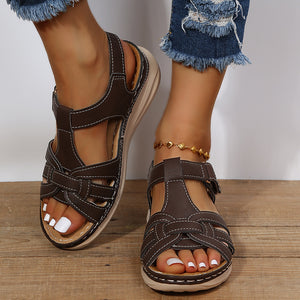 Ladies Summer Wedge Comfortable Casual Sandals