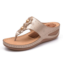 Load image into Gallery viewer, Women&#39;s summer non-slip casual wedge slippers
