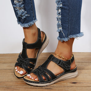 Ladies Summer Wedge Comfortable Casual Sandals