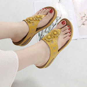 Women's summer non-slip casual wedge slippers