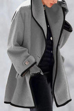 Load image into Gallery viewer, warm loose-fit tweed coat
