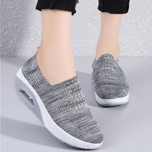 Load image into Gallery viewer, Thick-soled flying woven air cushion women&#39;s shoes
