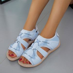 2024 spring new round toe breathable casual sandals