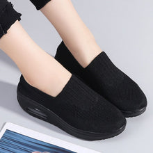 Load image into Gallery viewer, Thick-soled flying woven air cushion women&#39;s shoes
