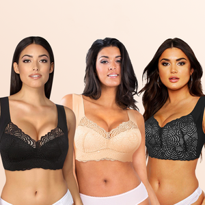 EXTRA LIFT - Ultimate Lift Stretch Full-Figure Seamless Lace Cut-Out Bra