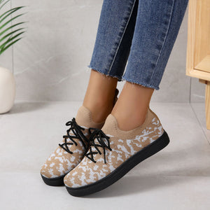 Women's Plus Size Flyknit Fashion Sneakers