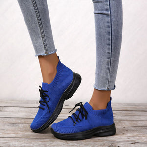 Women's Plus Size Flyknit Fashion Sneakers