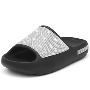 Women's Diamond Platform Slippers