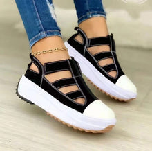 Load image into Gallery viewer, Platform Raised Velcro Ladies Sandals
