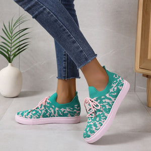 Women's Plus Size Flyknit Fashion Sneakers