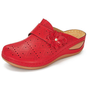 Women's Wedge Hollow Breathable Slippers