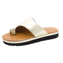 Load image into Gallery viewer, women&#39;s solid color toe sandals
