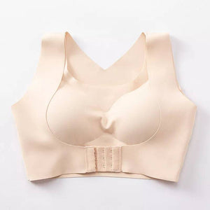 Seamless Front Buckle Support Bra