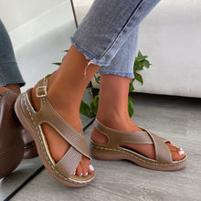 Load image into Gallery viewer, Solid Color Casual Women&#39;s Sandals
